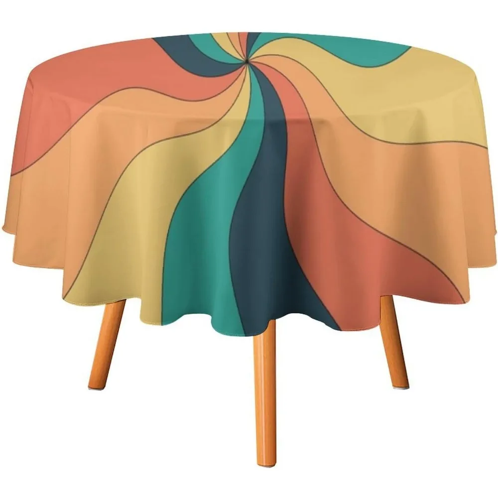Retro Groovy Swirl Round Table - Century Textile & Sewing Supply Avenue C North Saskatoon Sk review and price