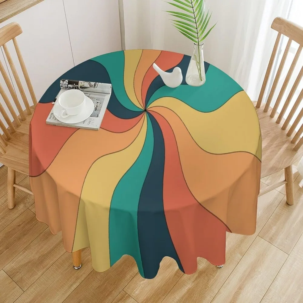 Retro Groovy Swirl Round Table - Century Textile & Sewing Supply Avenue C North Saskatoon Sk review and price