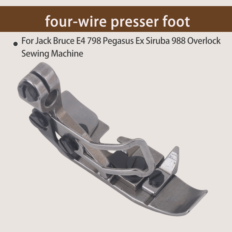 1PCS Four-Thread Presser Foot  - Textile Sewing Machine review and price