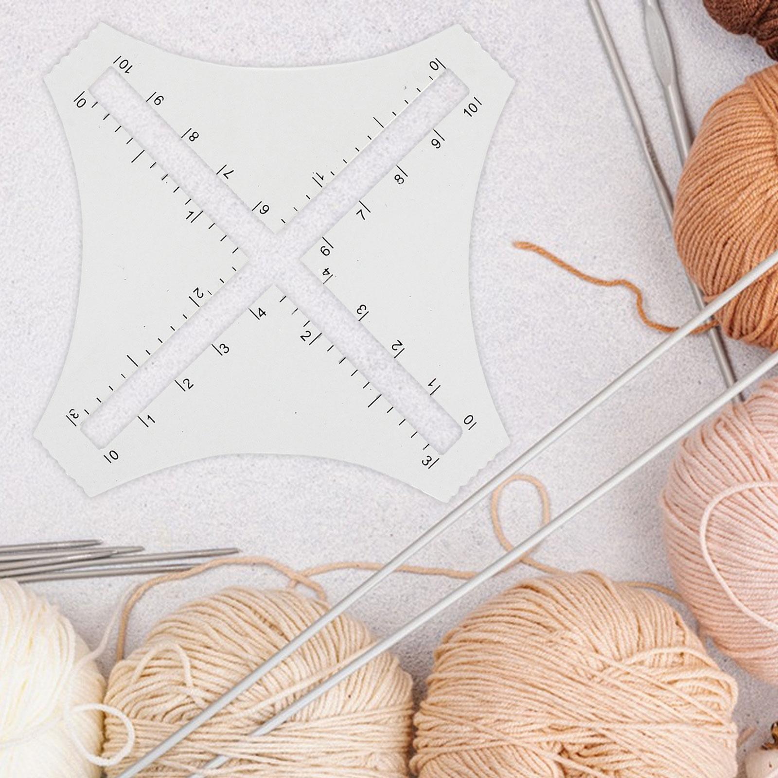 Transparent Acrylic Knitting D - Sewing Gauge Ruler review and price