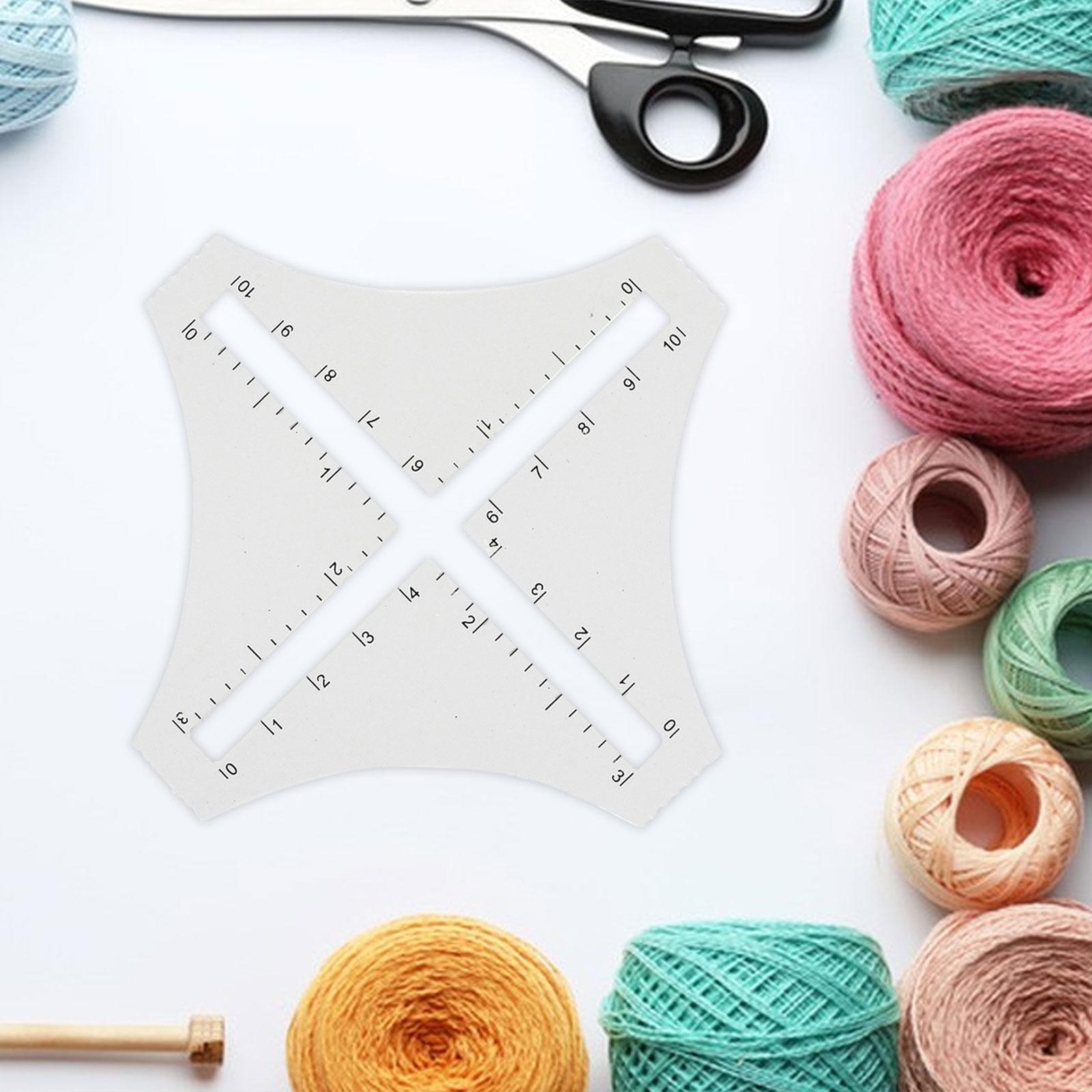 Transparent Acrylic Knitting D - Sewing Gauge Ruler review and price