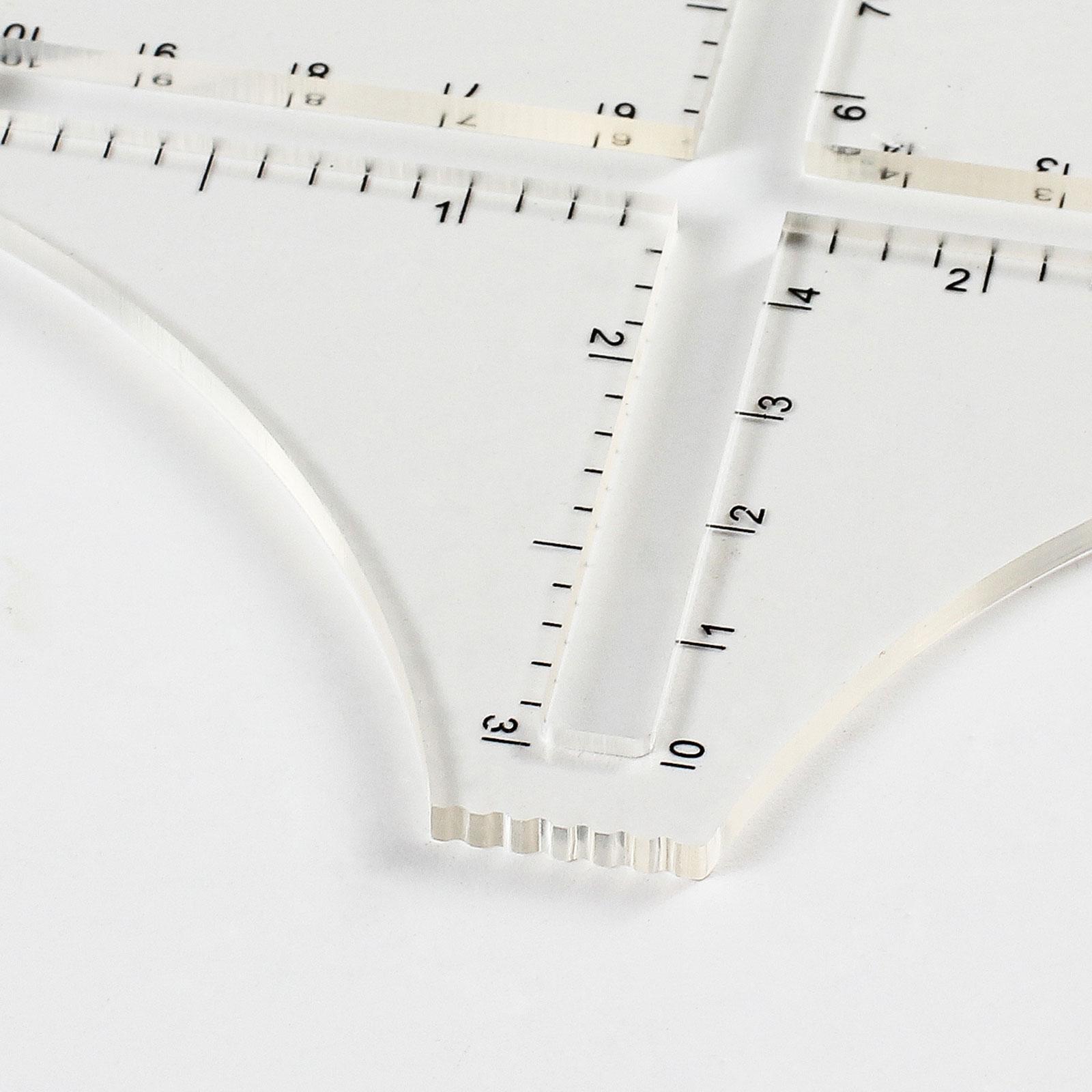 Transparent Acrylic Knitting D - Sewing Gauge Ruler review and price
