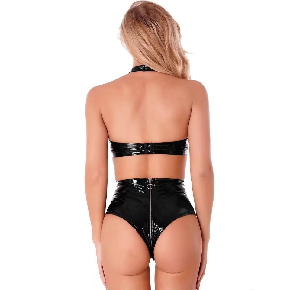 Sexy Black Shiny Pu Latex Leat - Sewing Latex review and price