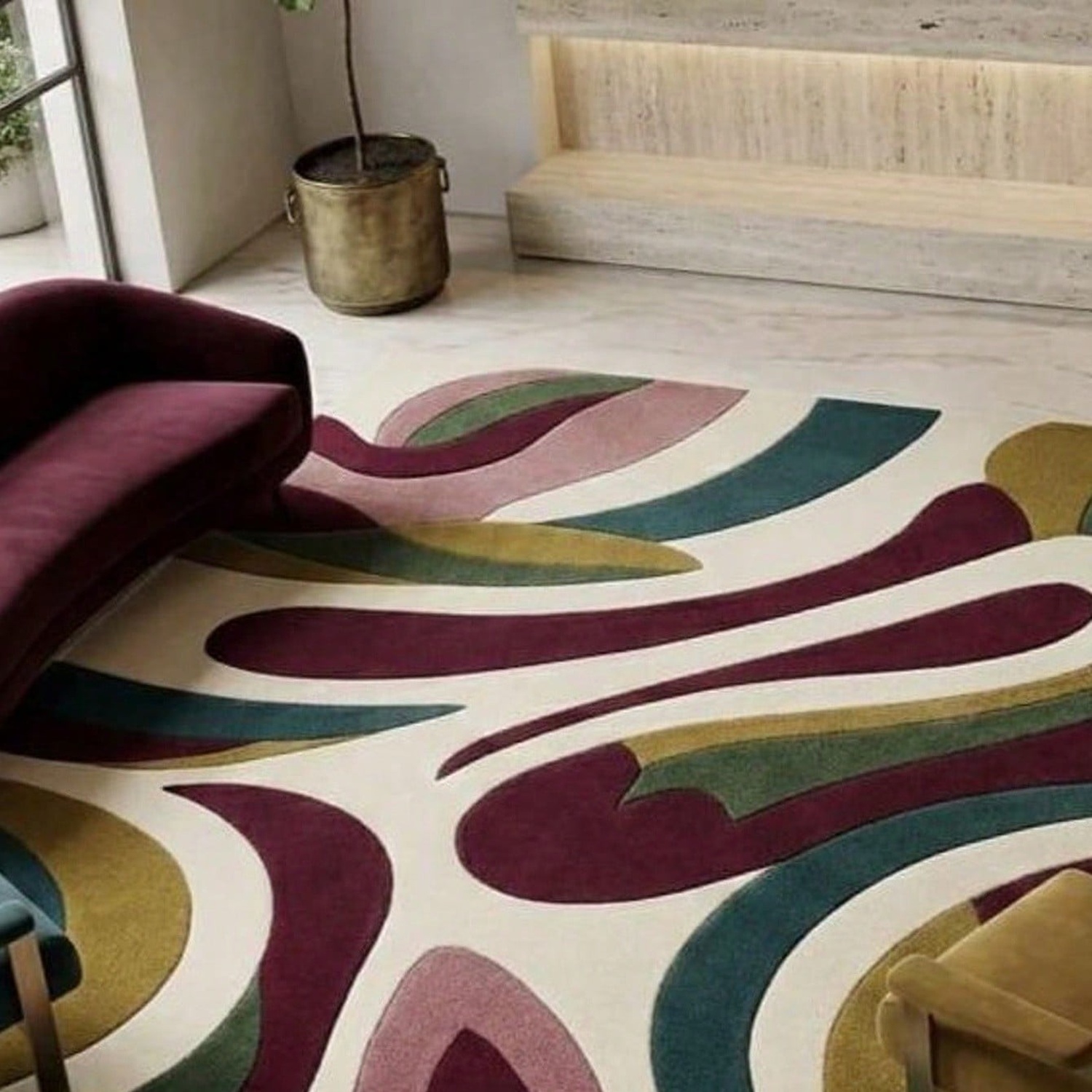 Abstract Pattern Carpet, Mid-C - Century Textile & Sewing Supply Avenue C North Saskatoon Sk review and price